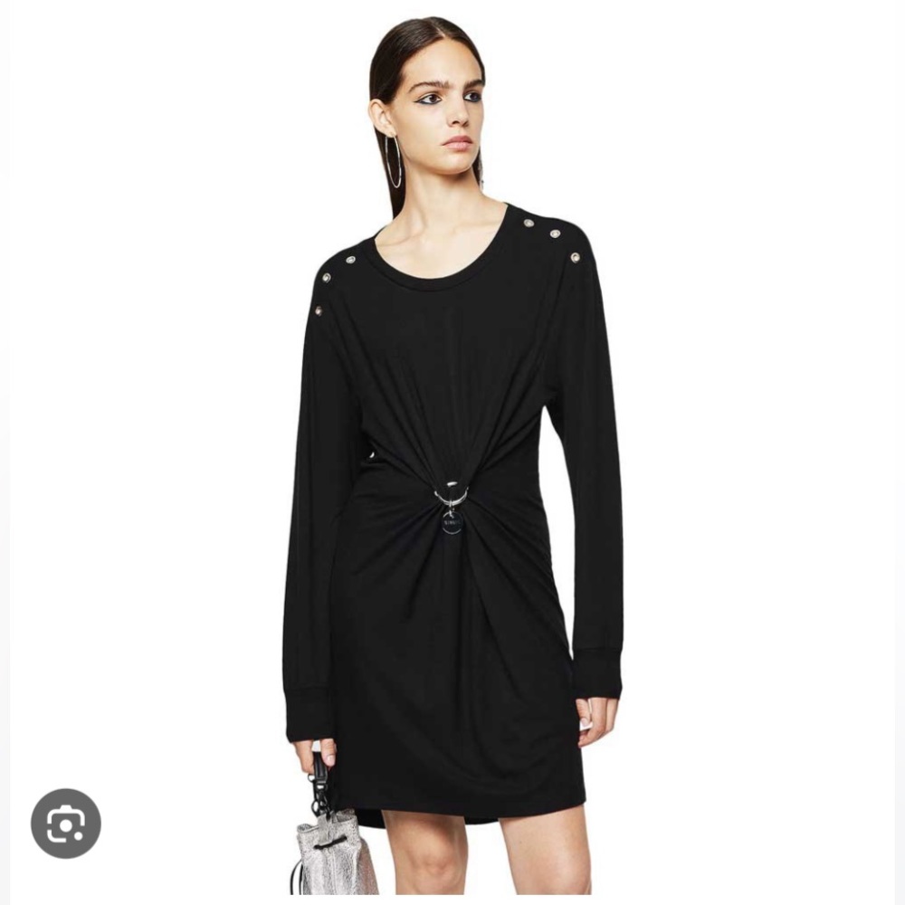 NWT New oversized Diesel convertible cinched waist dress